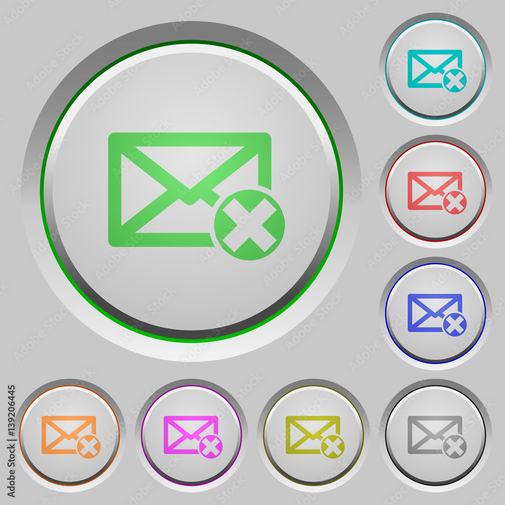 Poster delete mail push buttons