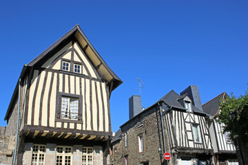 Street in Fougeres, France