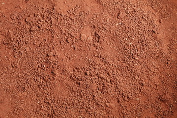 The lateritic soil represent the surface background and texture concept related idea.