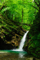 krasnaya polyana waterfall