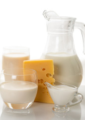 still life of dairy products