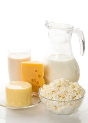 still life of dairy products
