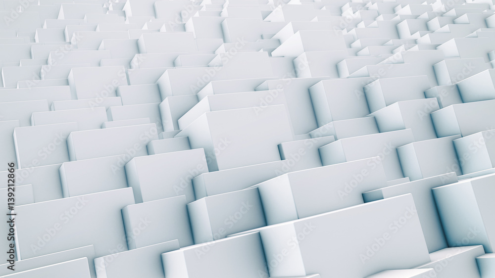 Poster abstract 3d architecture