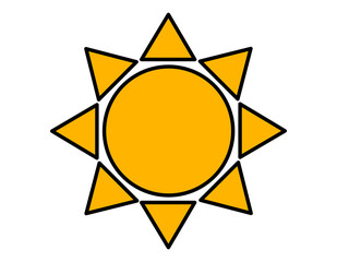 太陽(薄オレンジ)