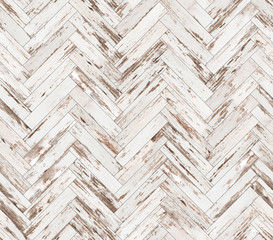 Herringbone old painted parquet seamless floor texture