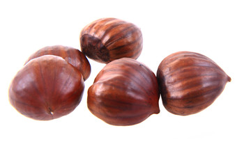fresh edible chestnuts