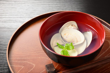 蛤のお吸い物