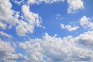 blue sky and cloud beautiful colorful in nature with copy space for add text