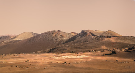 Planet Mars fictional landscape