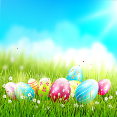Cute Easter background