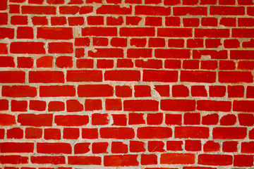 Close up Picture of bright brown brick background