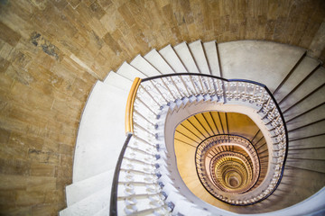 Spiral staircase detail