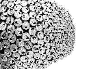 empty aluminum cans