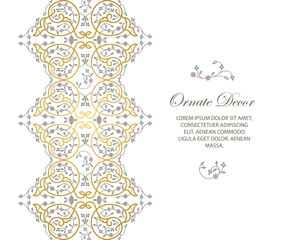 Vector ornamental  decorative element.