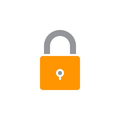 Lock, password icon vector, filled flat sign, solid colorful pictogram isolated on white. Symbol, logo illustration. Pixel perfect
