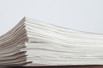 pile of sheet paper