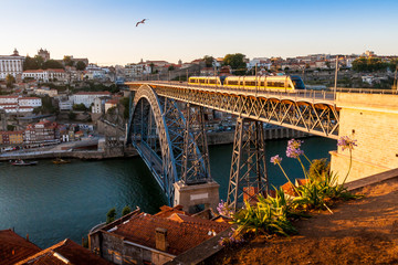 Dom Luis I Bridge in Porto, Portugal