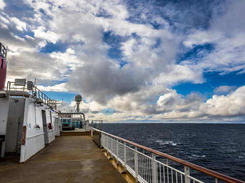 Schiffsdeck Skandinavien