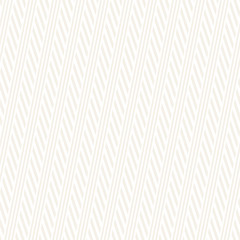 Interlacing Parallel Stripes. Vector Seamless Subtle Monochrome Pattern.