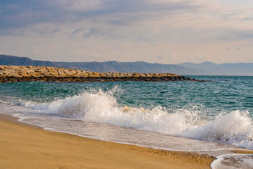 明石市松江海岸・３月