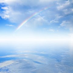 beautiful sky over sea