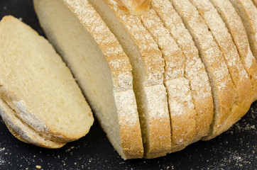Healthy sliced homemade bread