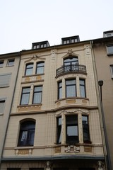 Fototapeta na wymiar Façade de bâtiment allemand