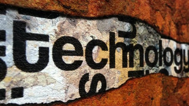 Technology grunge concept
