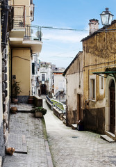 Obraz premium Popoli historical downtown