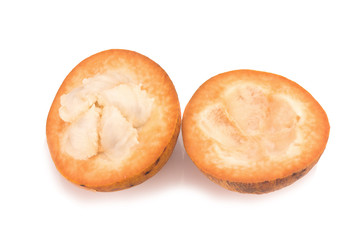 Santol fruit isolated on white background