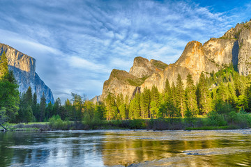 Evening in Yosemite valley