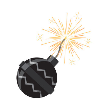Set of Fireworks. Pyrotechnic Devices for Festival