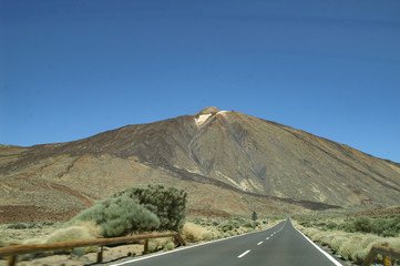 Straße zum Teide