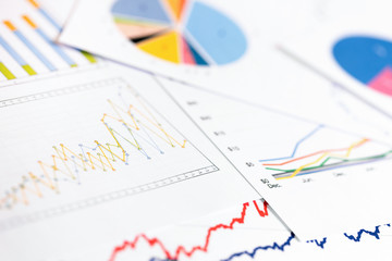 data analytics - business graphs and charts