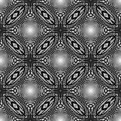 Design seamless monochrome grid pattern