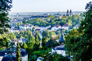 cityscape of Wiesbaden in Germany - obrazy, fototapety, plakaty