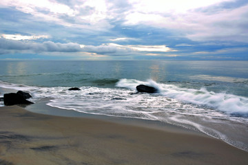 Tropical Summer Seashore Sunrise