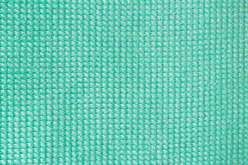 Close-up surface fabric pattern, light Tiffany color, texture background. For background ,...