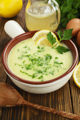 Greek lemon soup