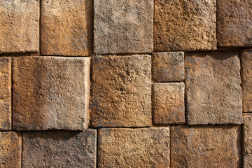 Stone wall design as mortar background texture