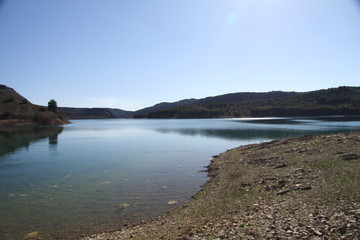 Agua en el embalse tranquera