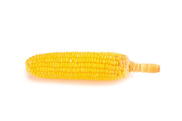 Corn on white background