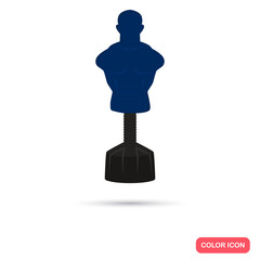 Mannequin driving range color flat icon for web and mobile design