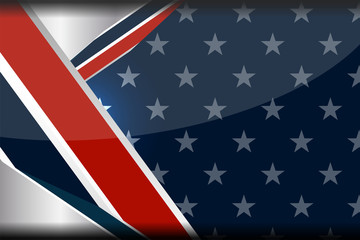 USA Flag Color Backgrounds, vector illustration