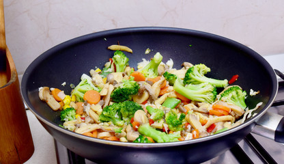 vegetarian wok