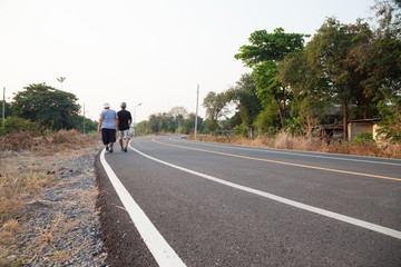  road from beside view