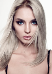 portrait of a beautiful girl glamorous girl