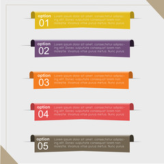 Obraz premium Vector clolrful Infographic