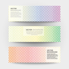 Abstract halftone dots background. Vector gradient pattern.
