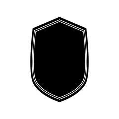 Shield emblem symbol icon vector illustration graphic design